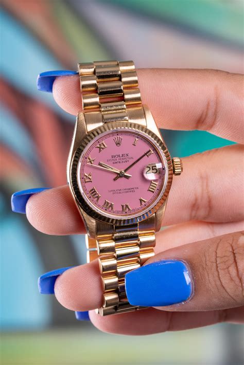 pink face rolex datejust|Rolex Datejust pink dial.